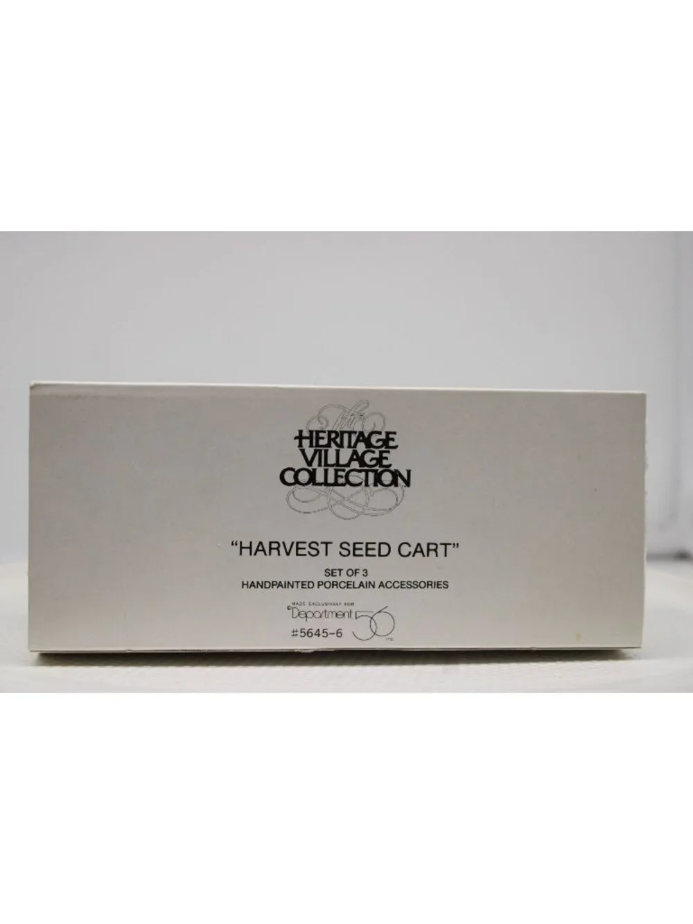 Dept 56 Dickens Village - Harvest Seed Cart, Set of 3